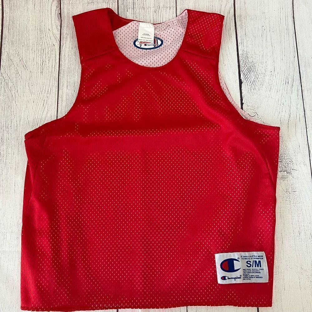 Convertible Red Champion Jersey Size Small